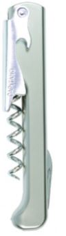 Laser Engraved Custom  Silver Corkscrew - Elongated High Gloss Handle main image